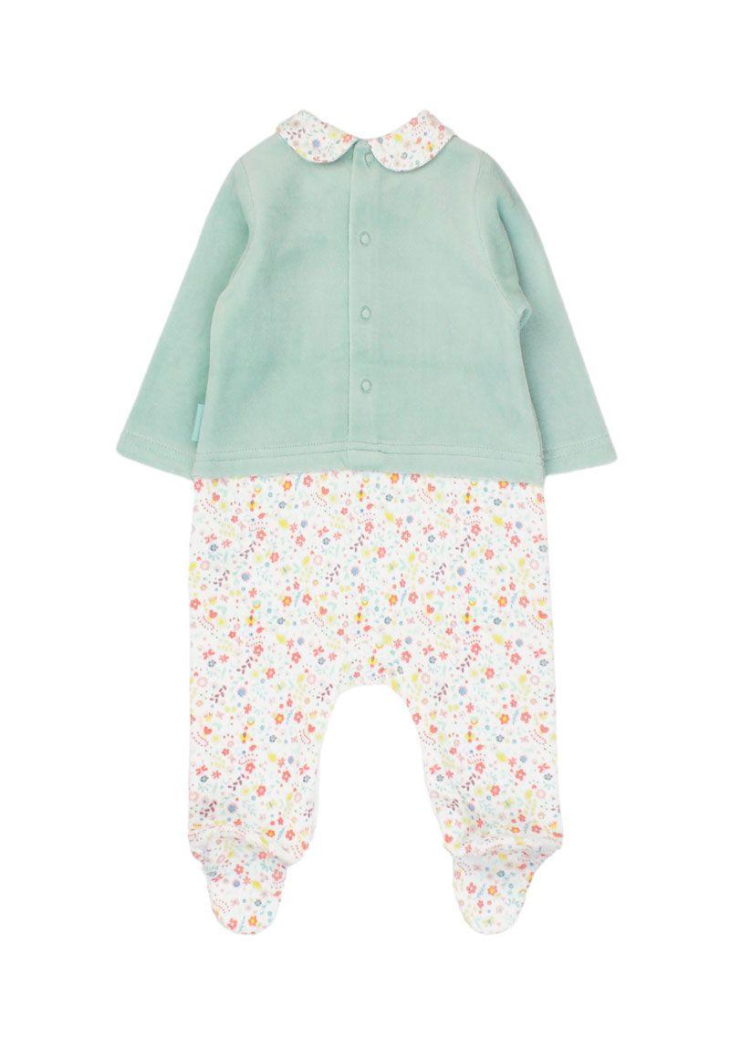 Osito newborn niña plush c/ cuello cute garden 127-1