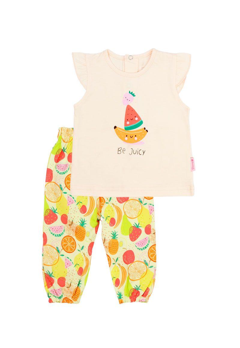 Conjunto newborn niña algodón colorful 122B-0