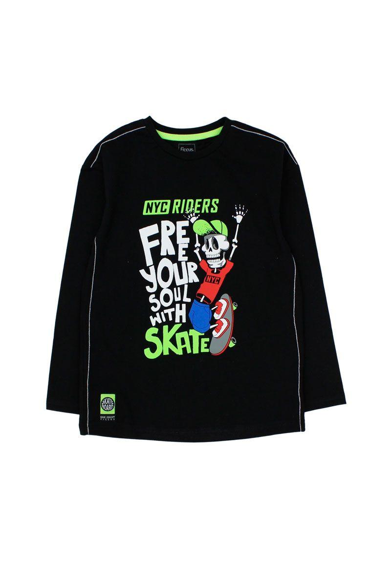 Polera kids niño costuras move 237-0