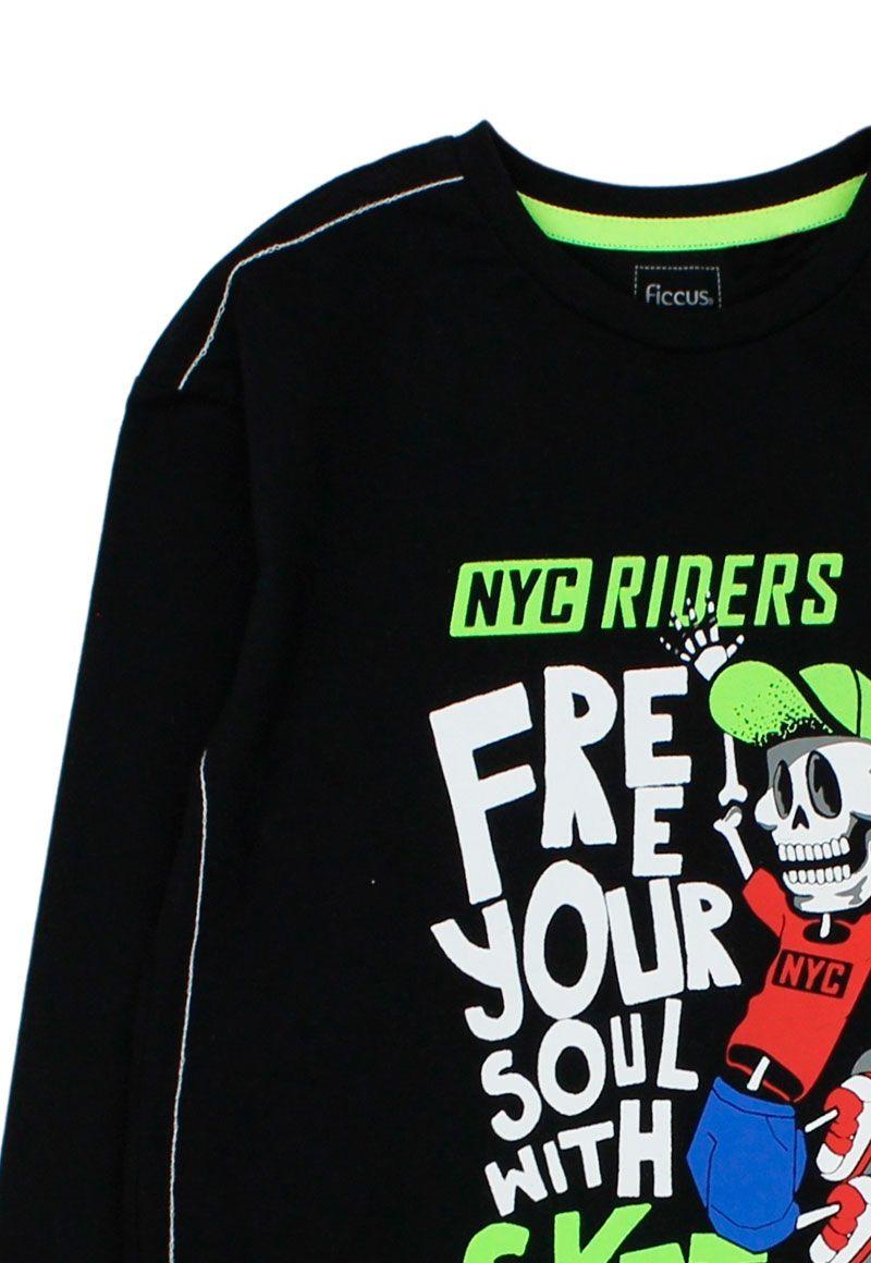 Polera kids niño costuras move 237-2