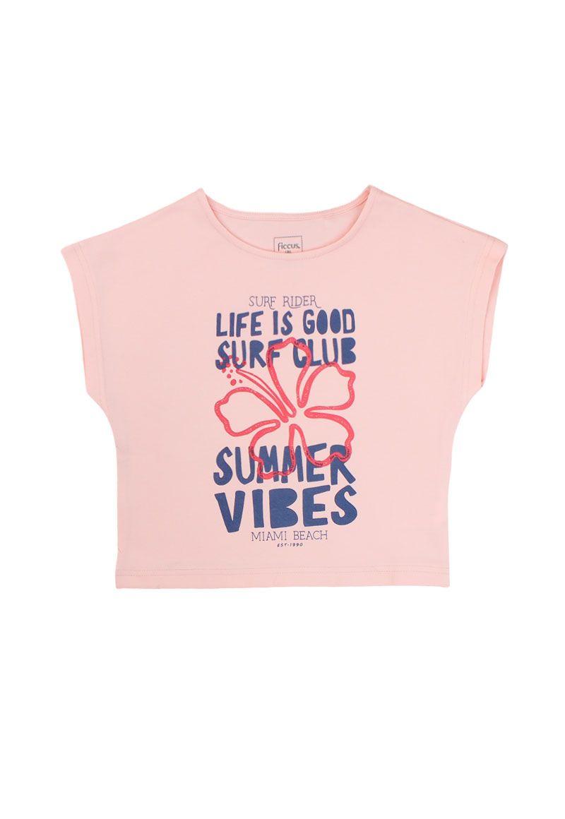 Polera girls cuello bote breeze 296-0