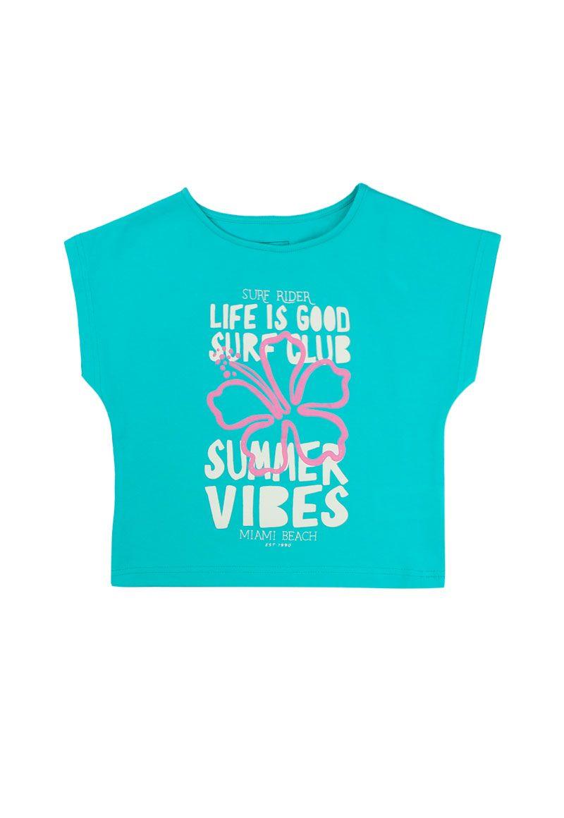 Polera girls cuello bote breeze 296-0