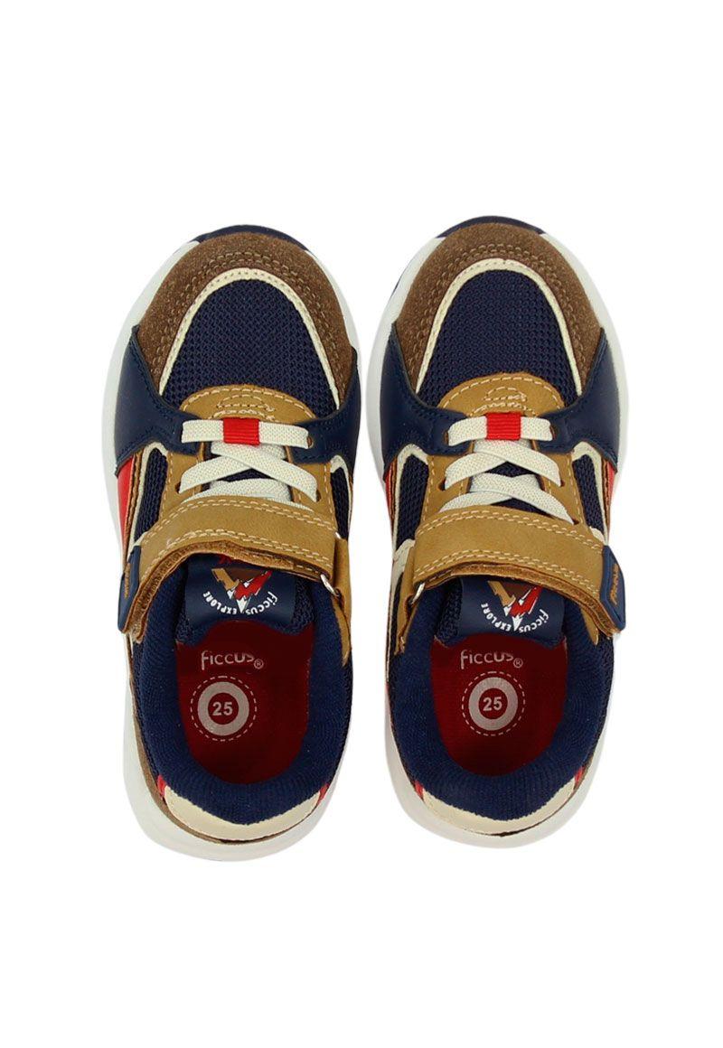 Zapatilla sport velcro elástico kids niño 870-2