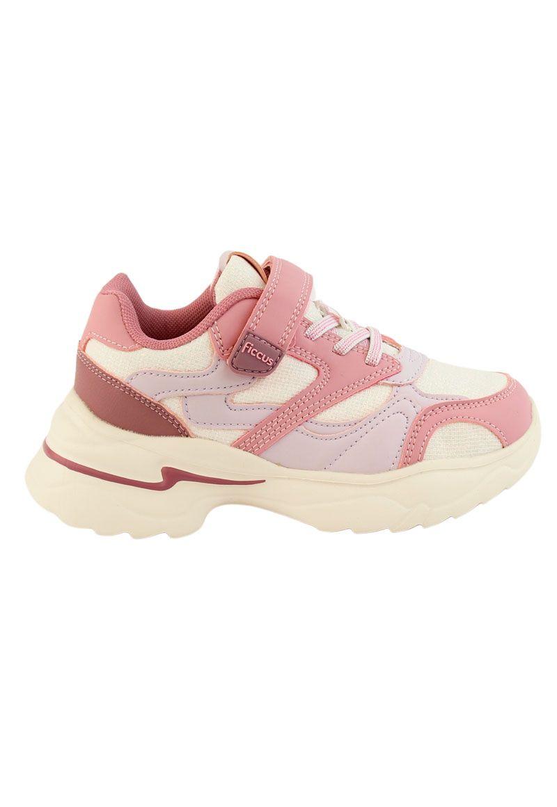 Zapatilla sport velcro elástico w24 niña 911-0
