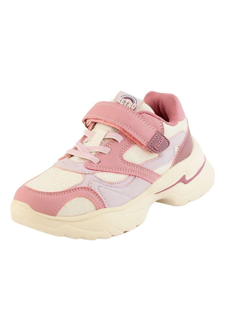 Zapatilla sport velcro elástico w24 niña 911-1