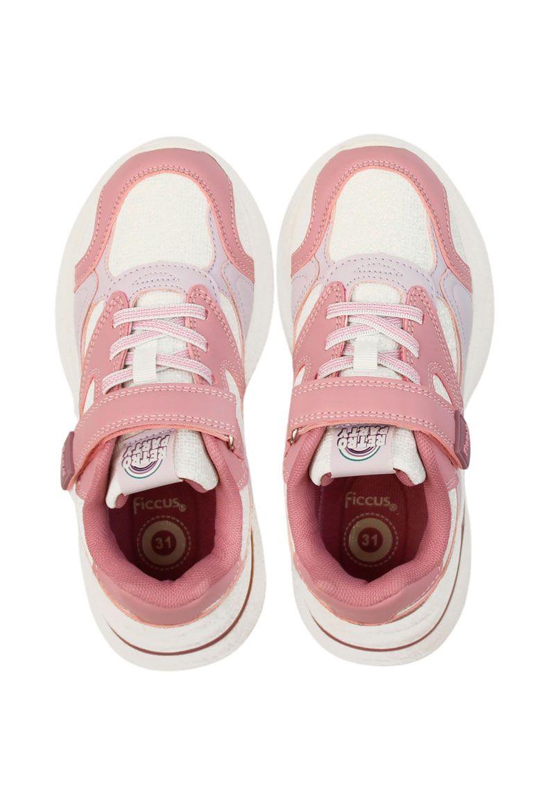 Zapatilla sport velcro elástico w24 niña 911-2