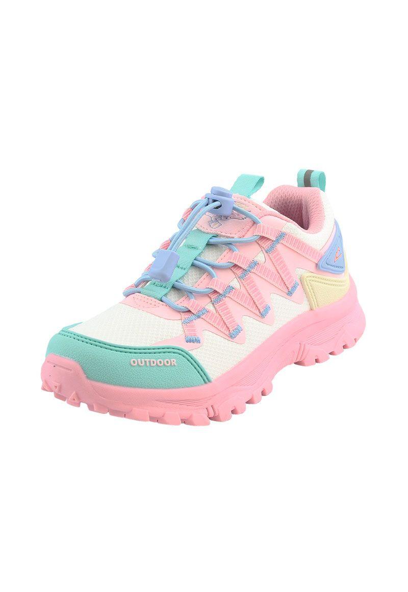 Zapatilla outdoor elástico junior niña 889-0