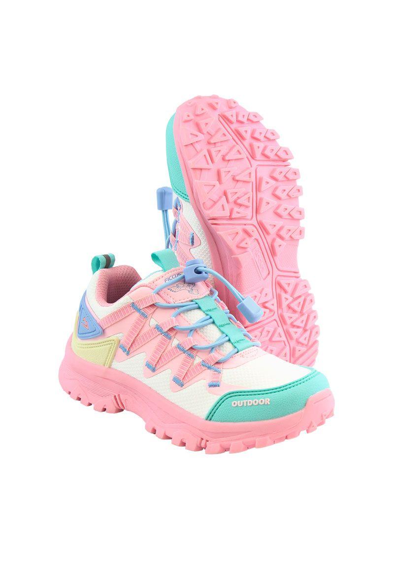 Zapatilla outdoor elástico junior niña 889-2