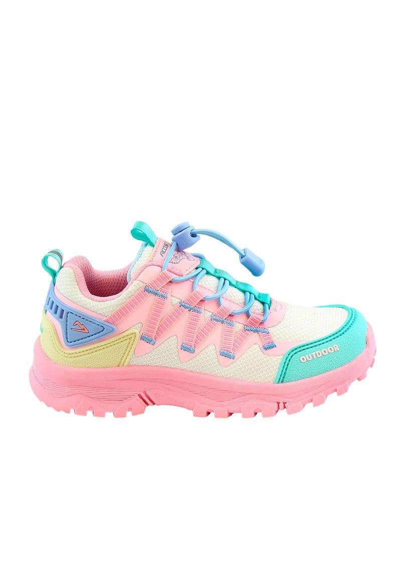 Zapatilla outdoor elástico junior niña 889-3