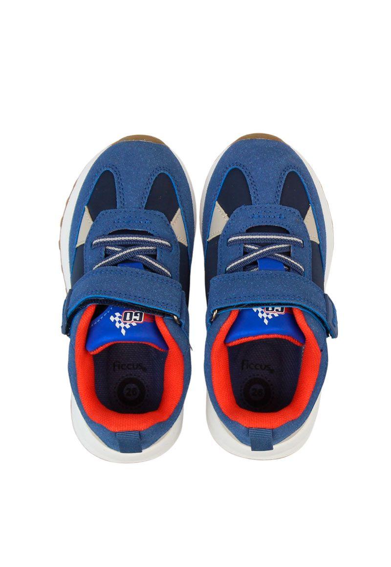 Zapatilla sport velcro elástico kids niño 892-2