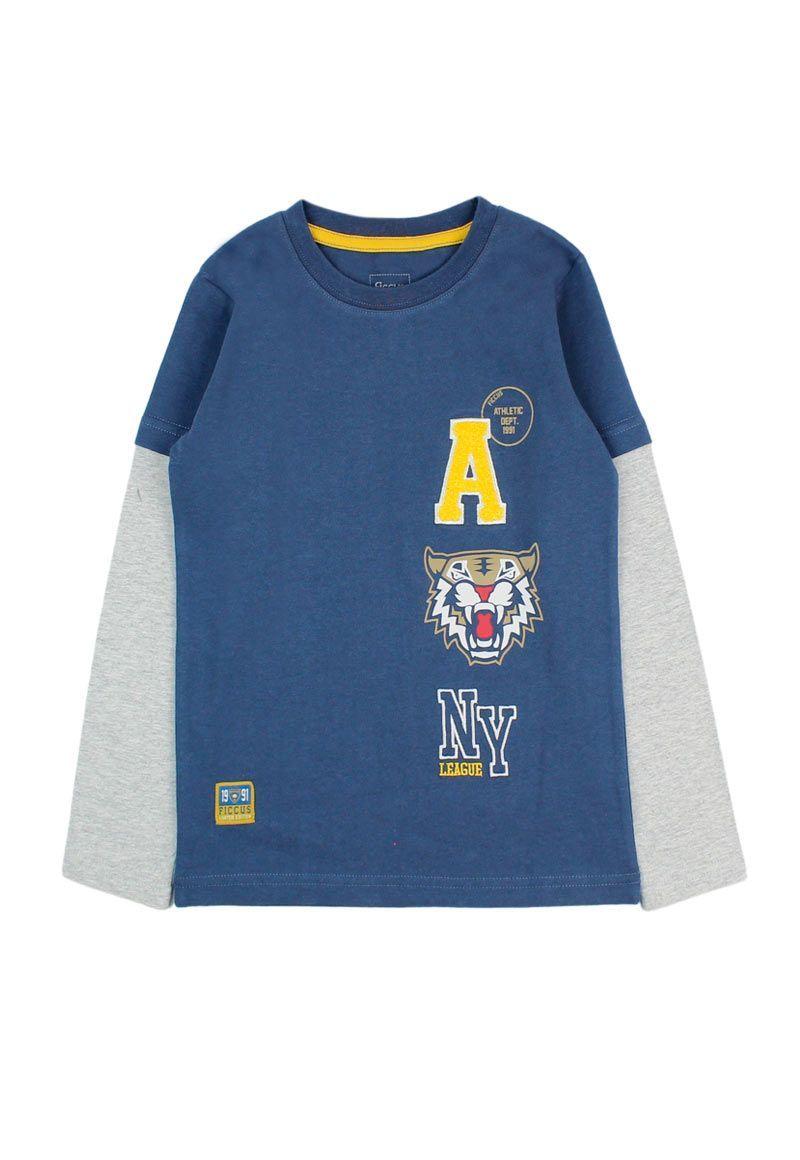 Polera kids niño doble manga stronger 225-0