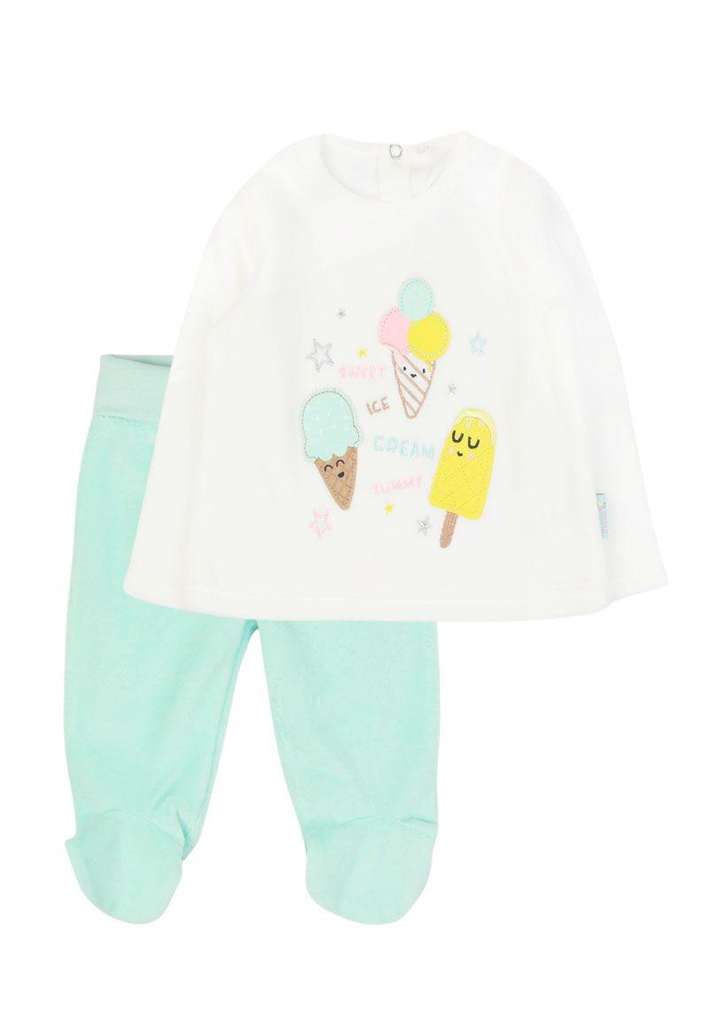 Conjunto newborn niña plush ice cream 130B-0