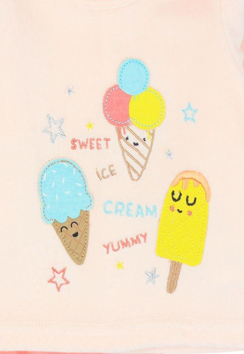 Conjunto newborn niña plush ice cream 130-2