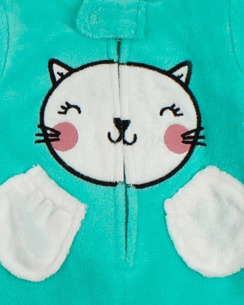 Pijama Bebé Niña Enterito Térmico Kitten Ficcus-2