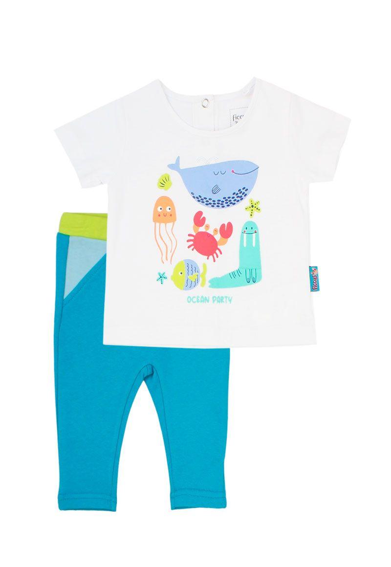 Conjunto newborn niño algodón sunrise 103-0