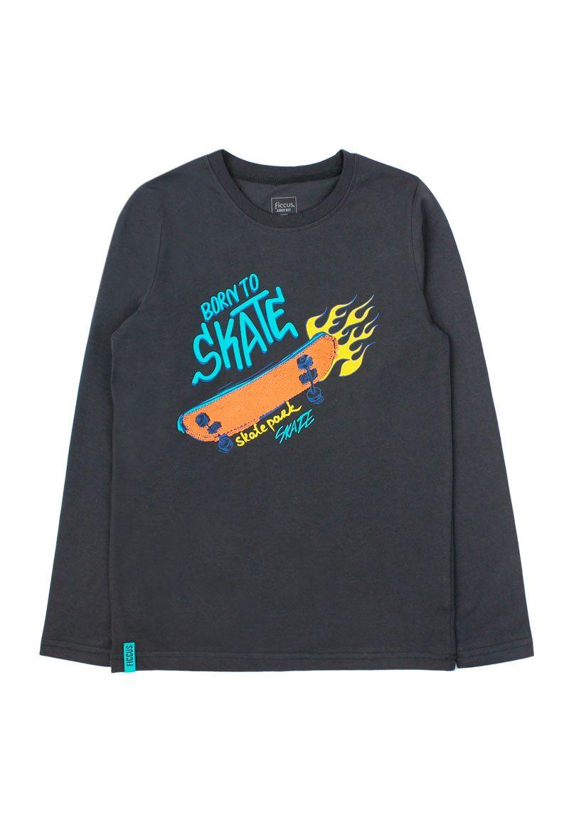 Polera junior niño lentejuelas day to day 753w-0