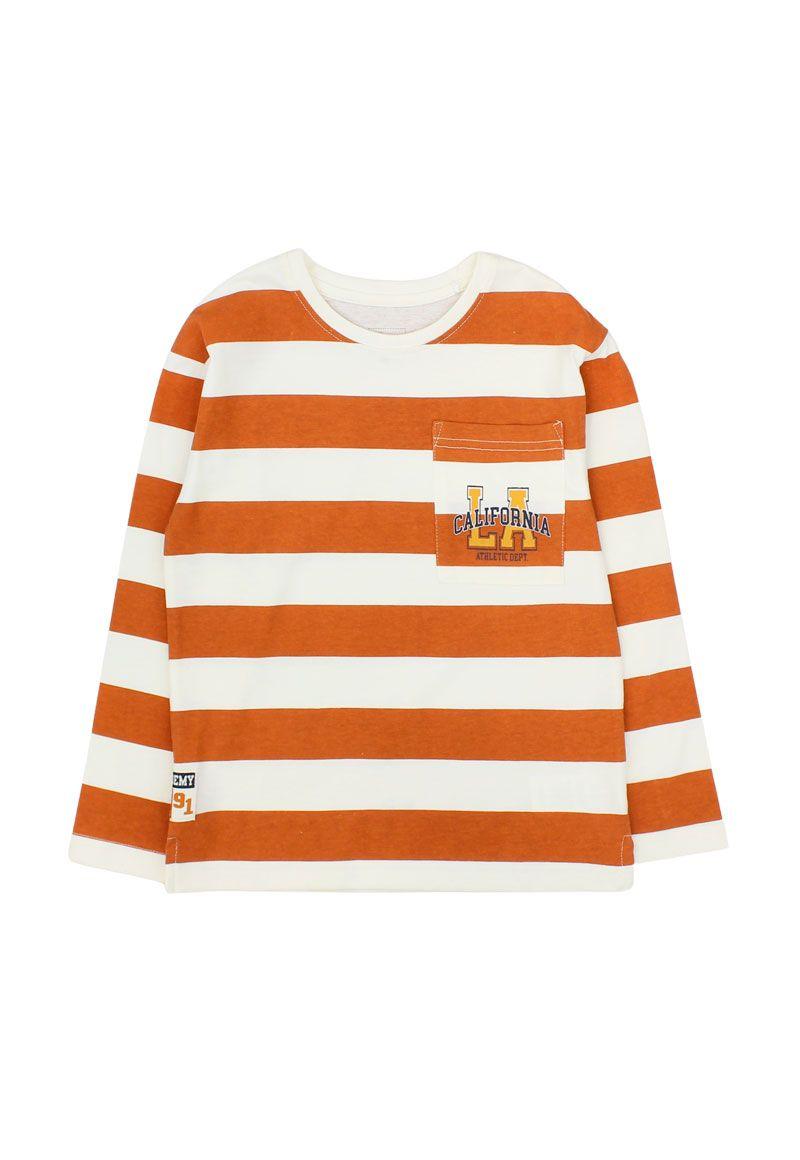 Polera kids niño listada academy 227-0