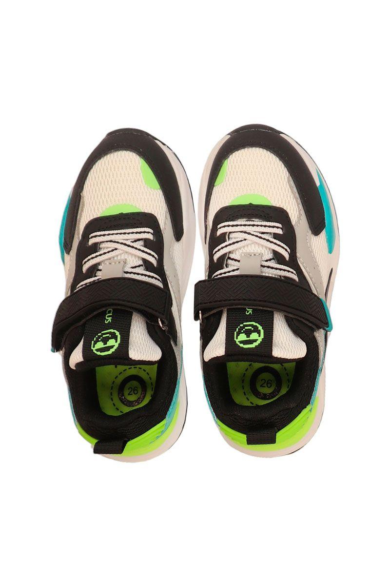 Zapatilla sport velcro elástico kids niño 861-2