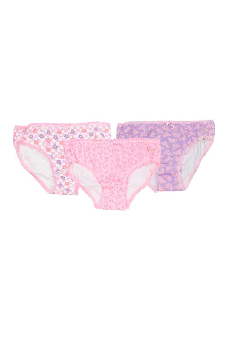 Pack triple bikini kids niña 647b-0