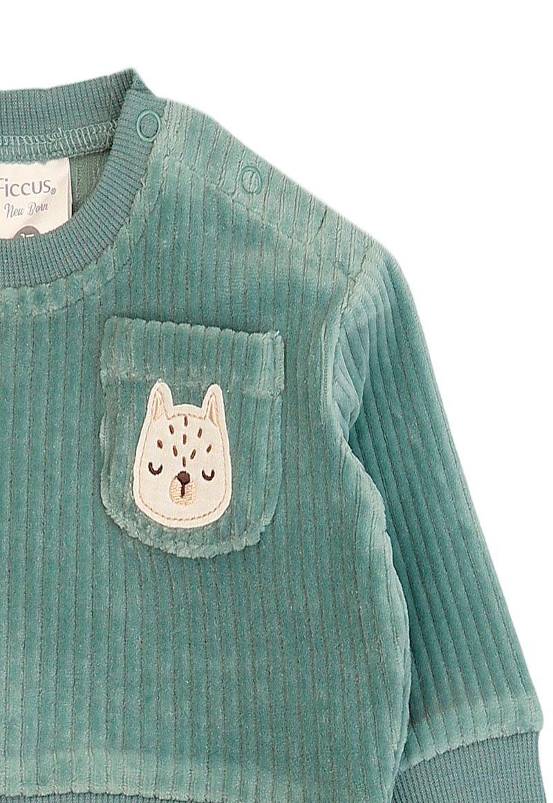 Conjunto newborn niño acanalado buddies 104-2