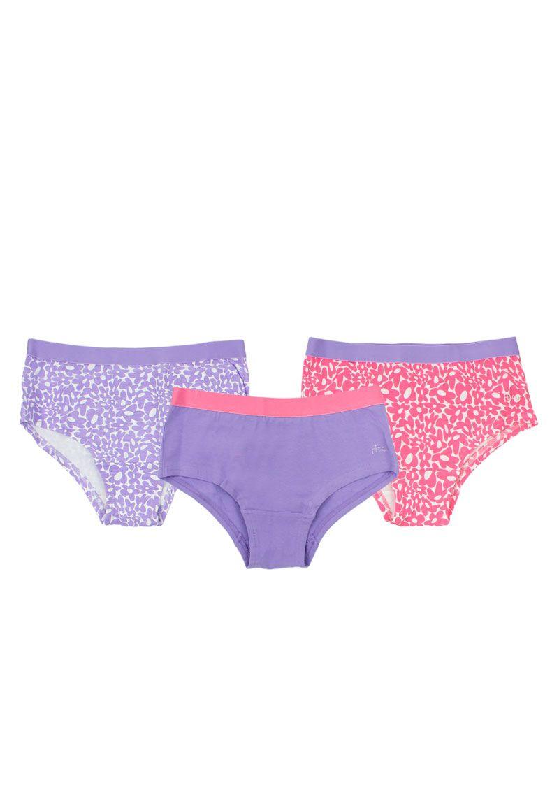 Pack triple pantaleta teens niña 662-0