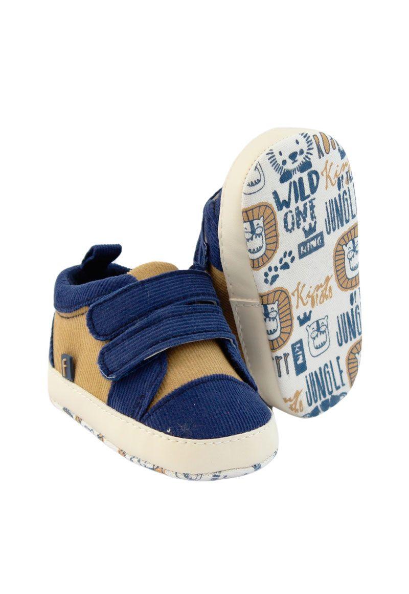 Zapatilla urbana 2 velcros bebé soft niño 812 W24d-3