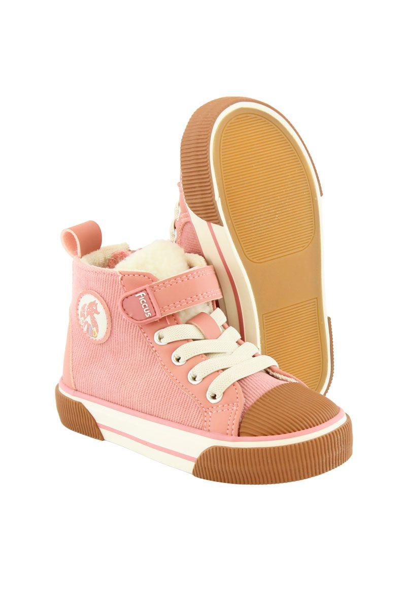 Zapatilla urbana caña velcro elástico kids niña 837-3