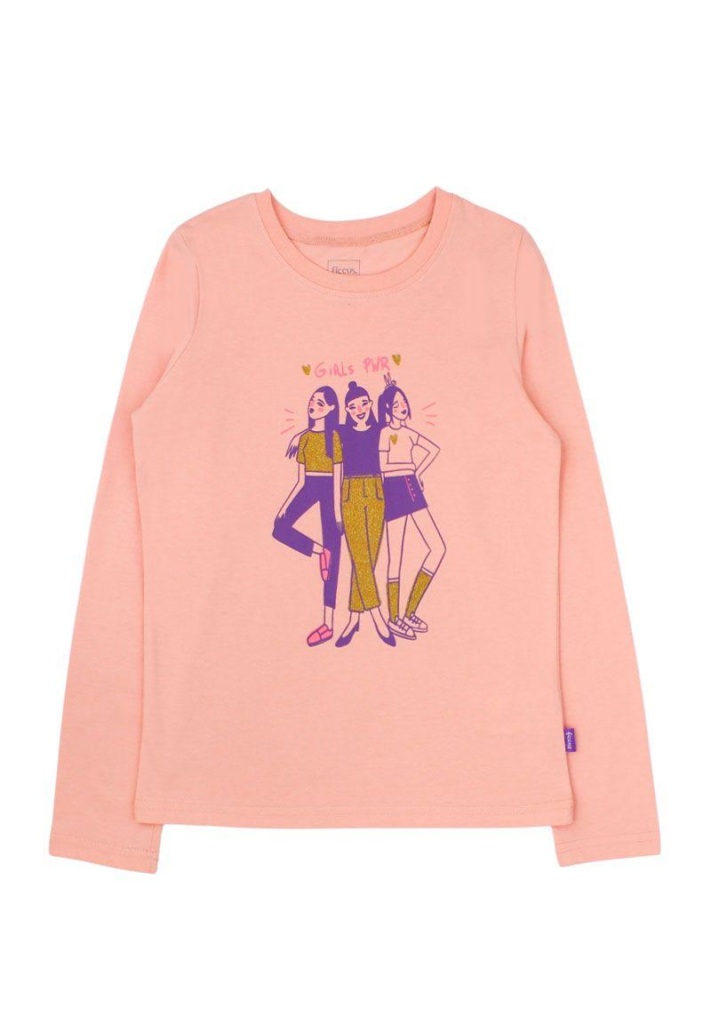 Polera junior niña glitter day to day 762w-0