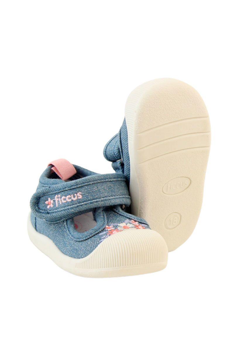 Zapato Reina Velcro A Gatear Soft Niña-2