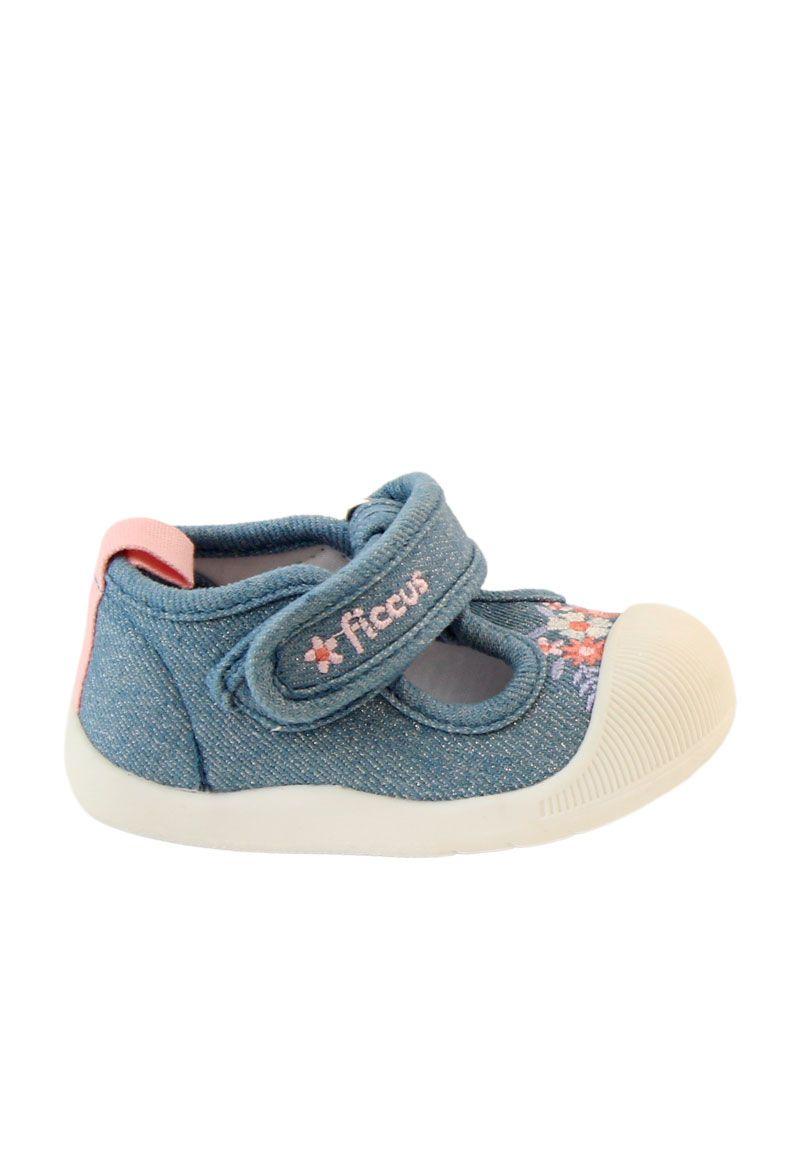 Zapato Reina Velcro A Gatear Soft Niña-3