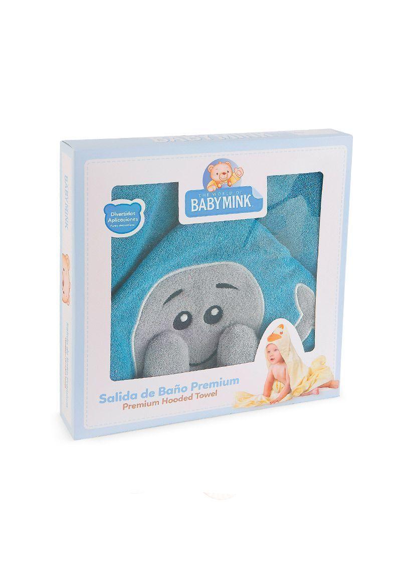 Toalla con capucha con bordado 3D premium-3