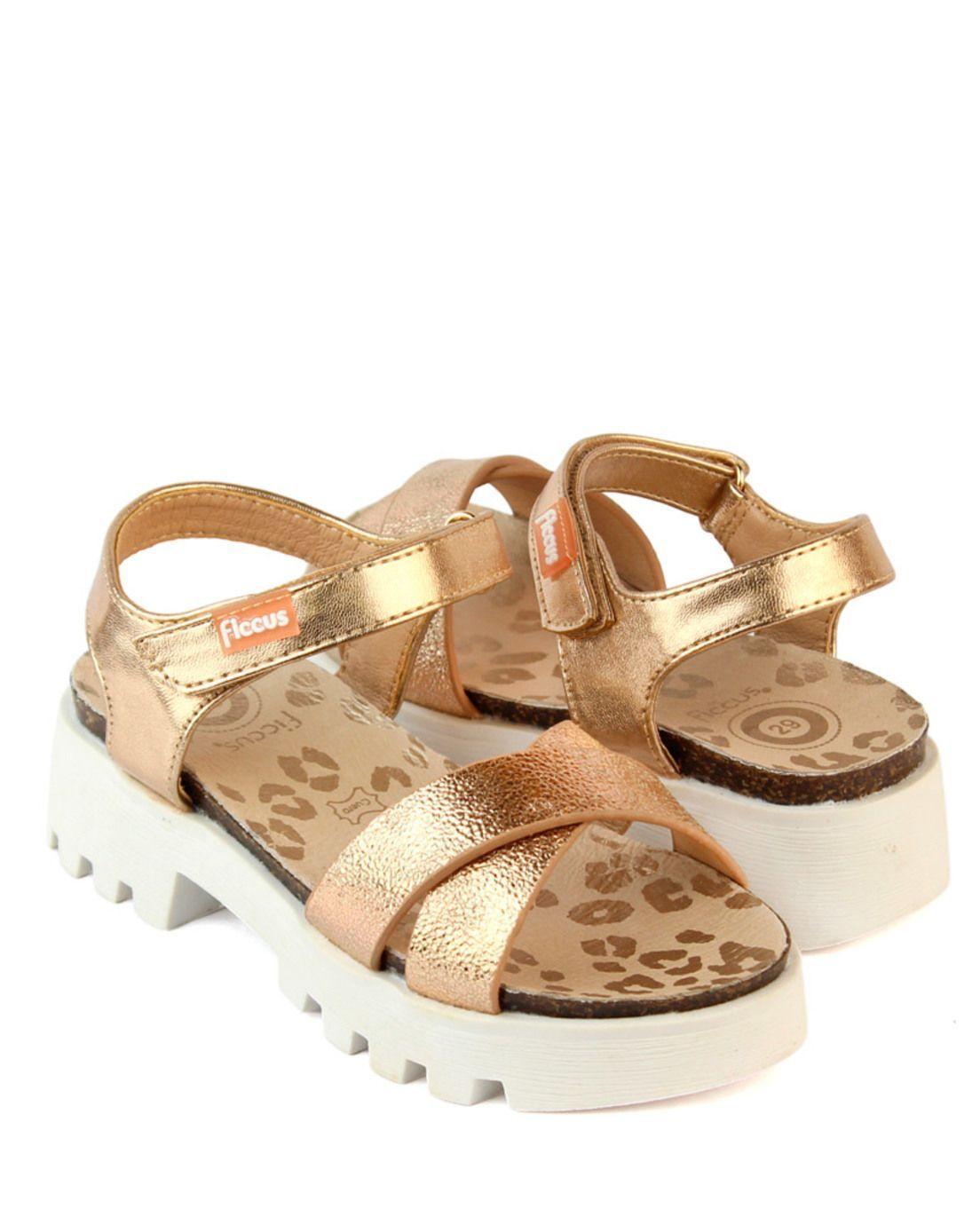 Sandalia Abierta Velcro Acorrer Niña Ficcus-2