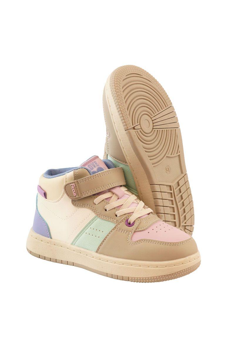 Zapatilla urbana caña cordón junior niña 879-3