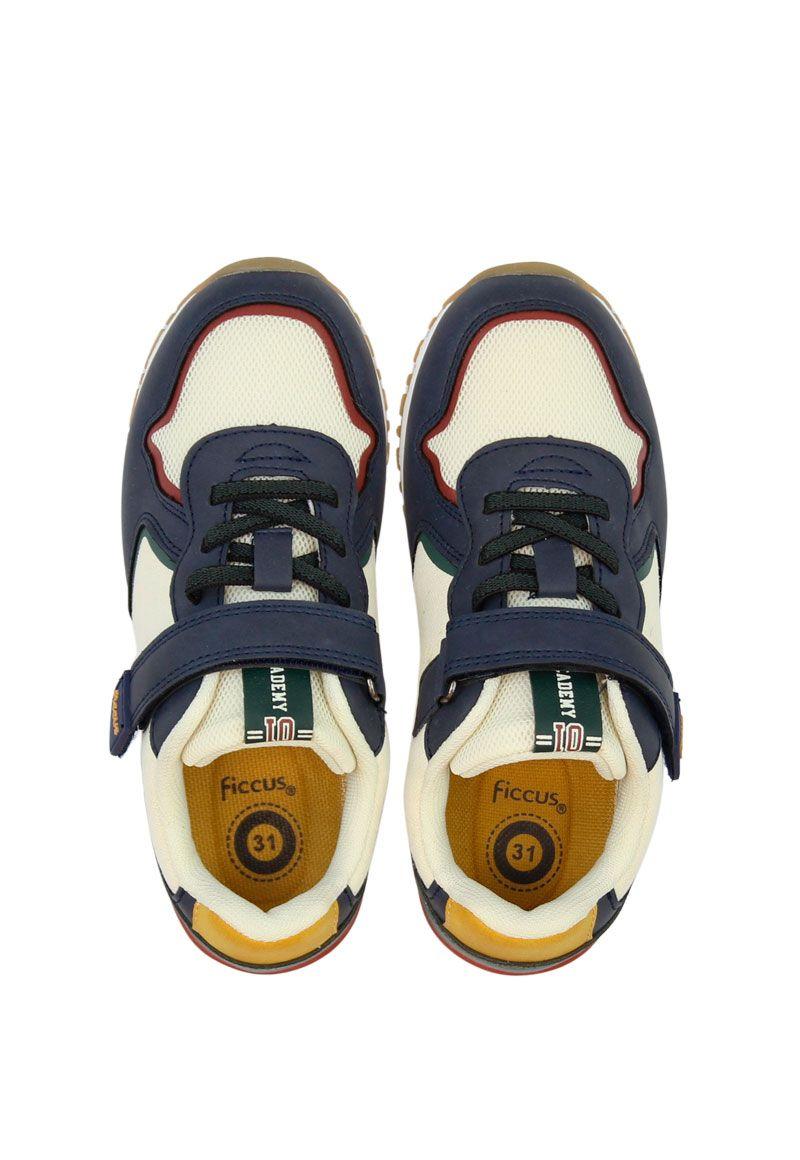 Zapatilla sport velcro elástico junior niño 915-2