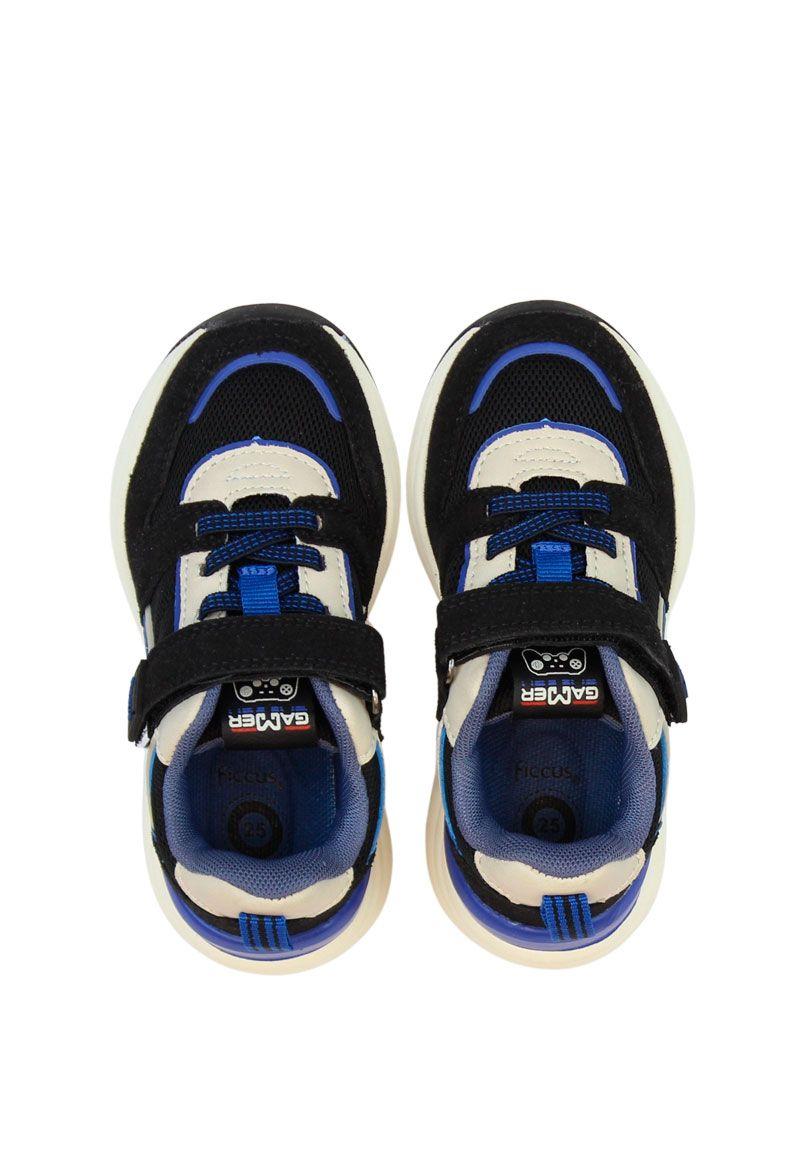 Zapatilla sport velcro elástico kids niño 871-2