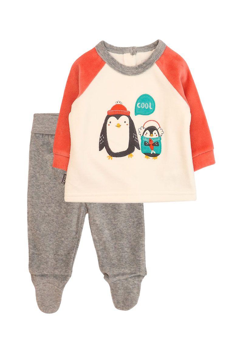 Conjunto newborn niño plush arctic 105-0