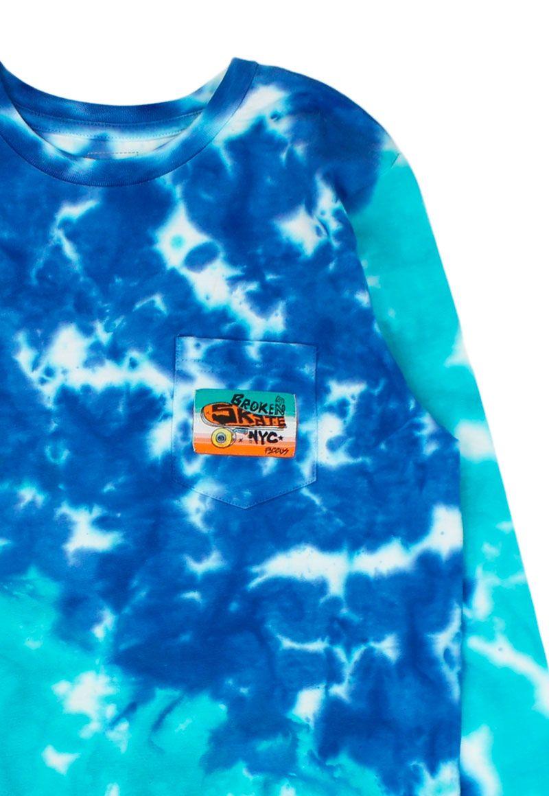 Pijama junior niño tie dye skateboarding 357b-2