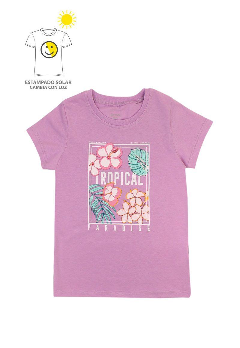 Polera kids niña estampado solar 794-1