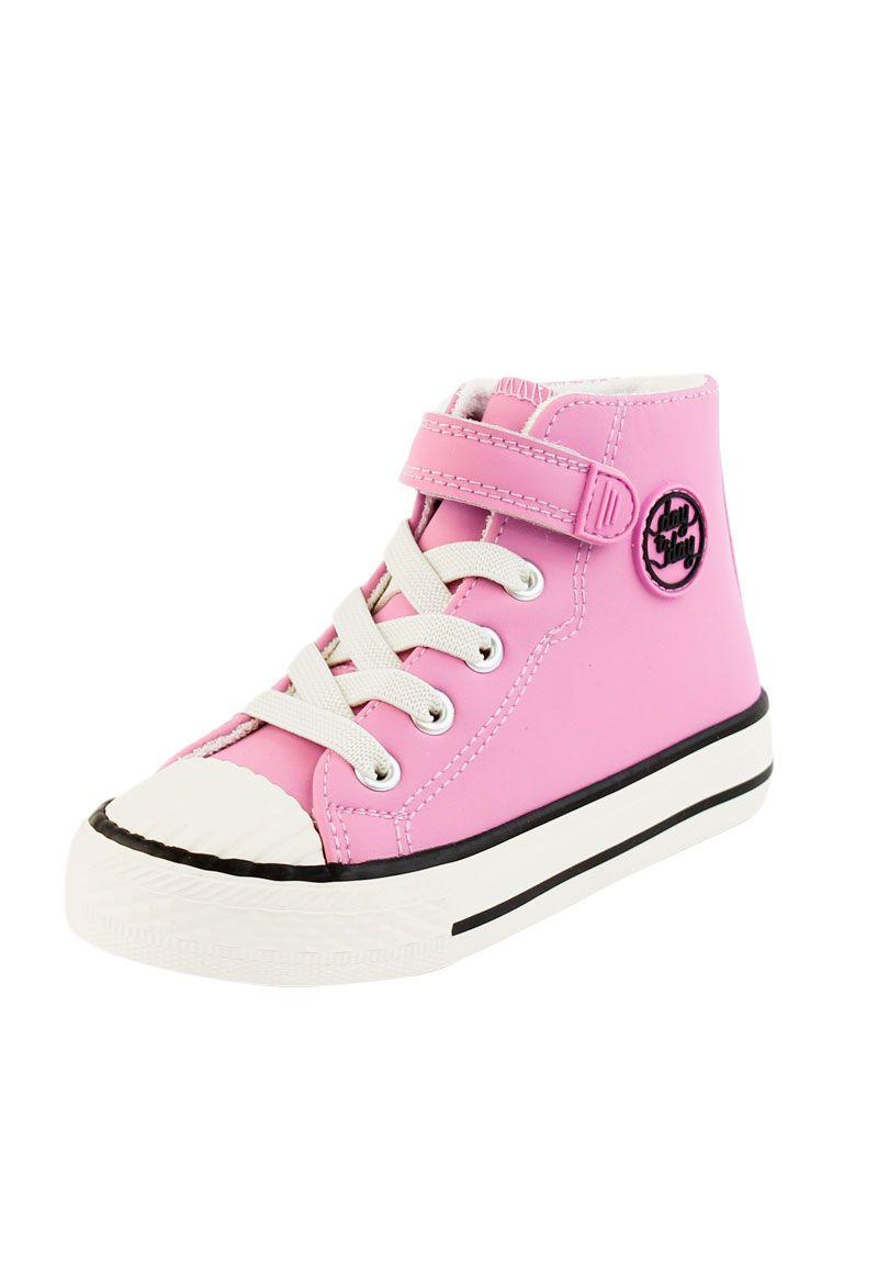 Zapatilla day to day caña velcro elástico niña 942 W24c-0