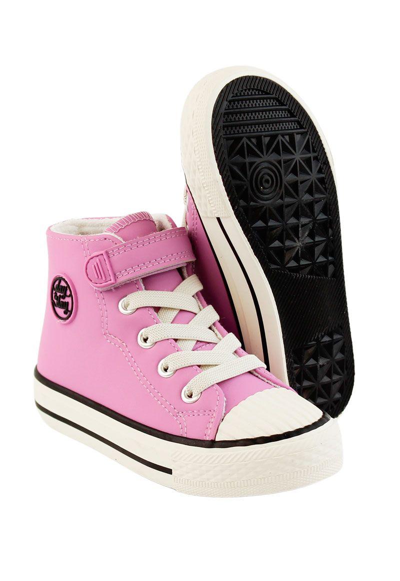 Zapatilla day to day caña velcro elástico niña 942 W24c-2