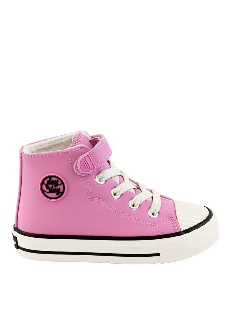 Zapatilla day to day caña velcro elástico niña 942 W24c-3