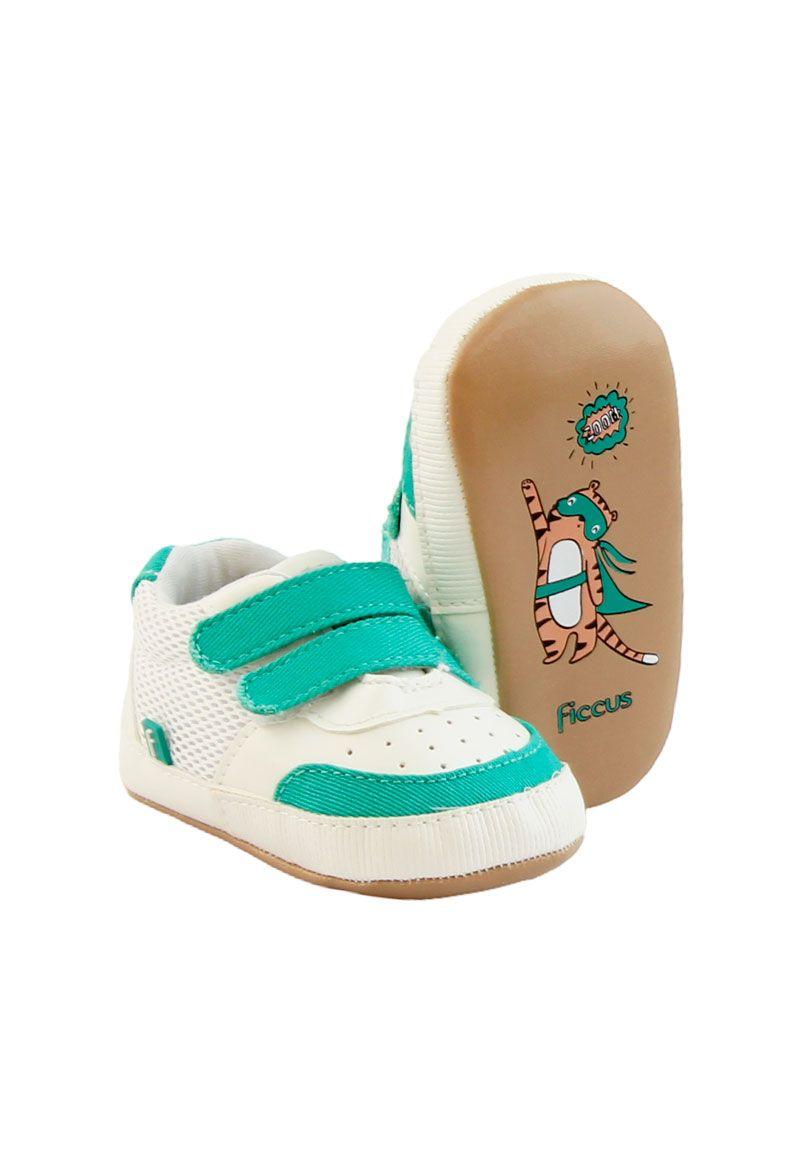 Zapatilla 2 velcros new born niño 824-3