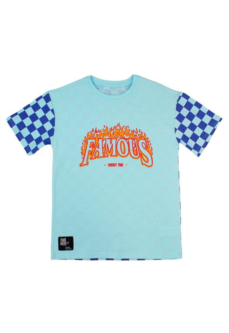 Polera junior niño cuadros energy 350-0