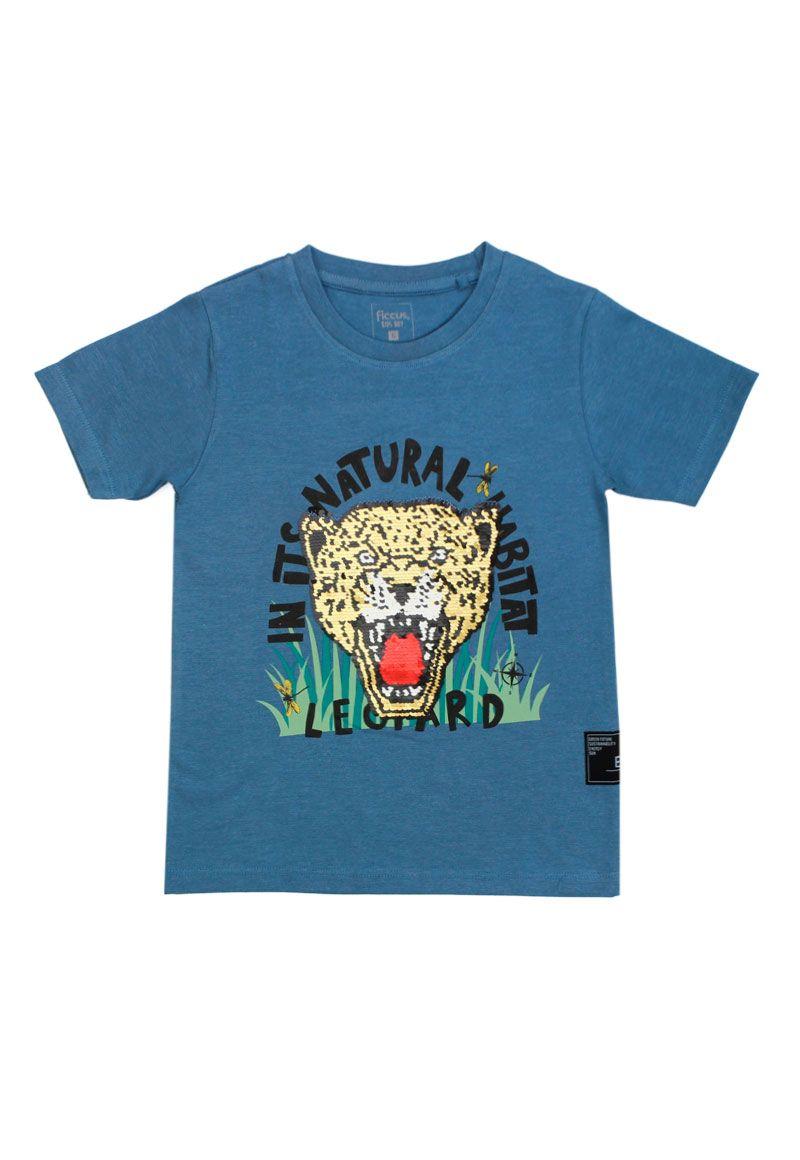 Polera kids niño lentejuelas earth 230-1