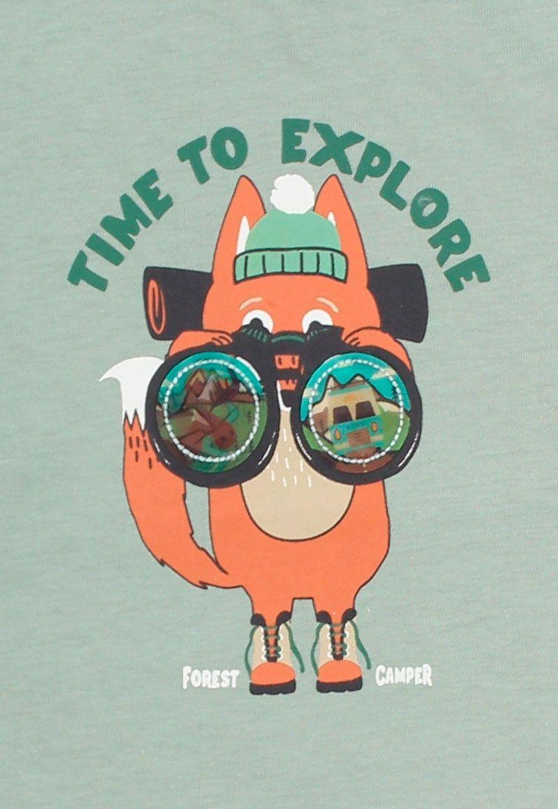 Polera bebé niño holograma foresta 139b-2