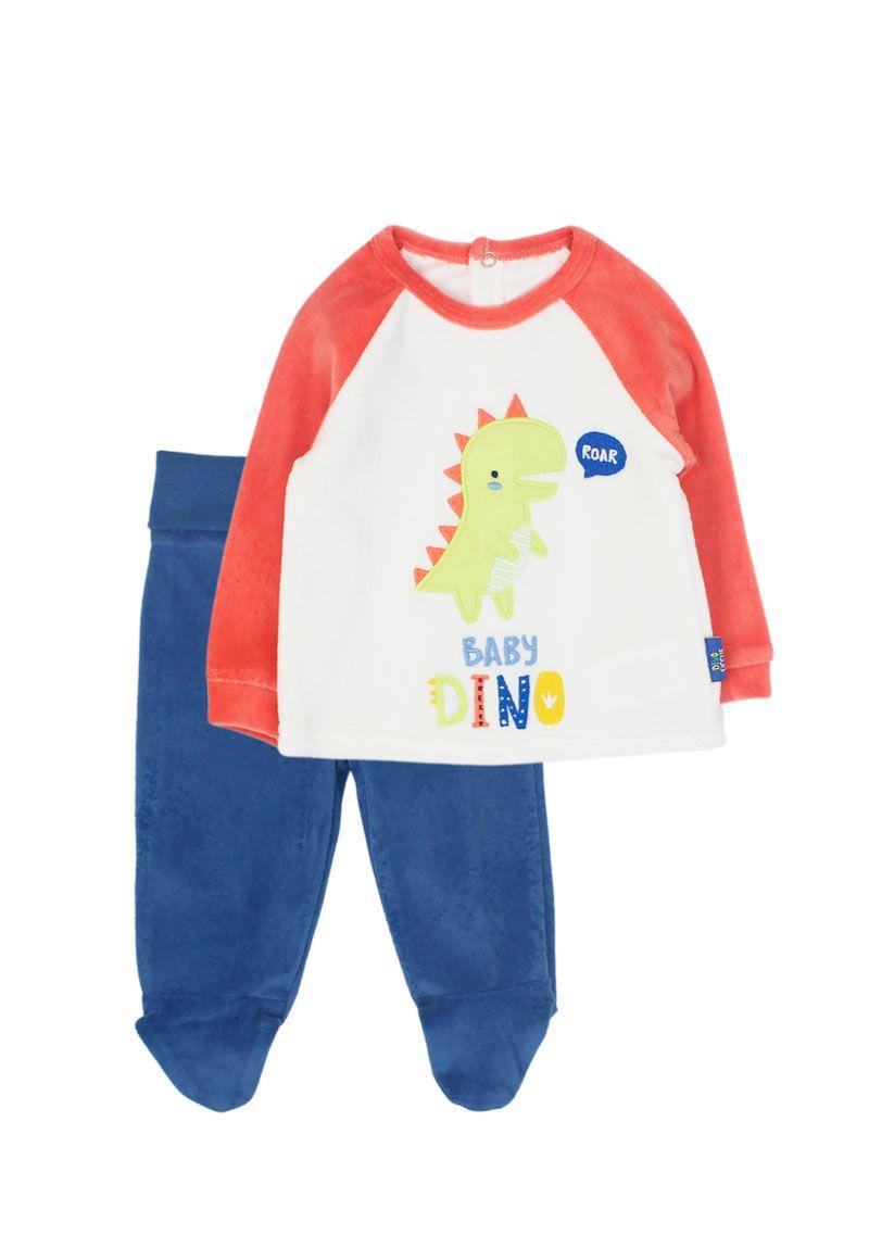 Conjunto newborn niño plush dino 106-0