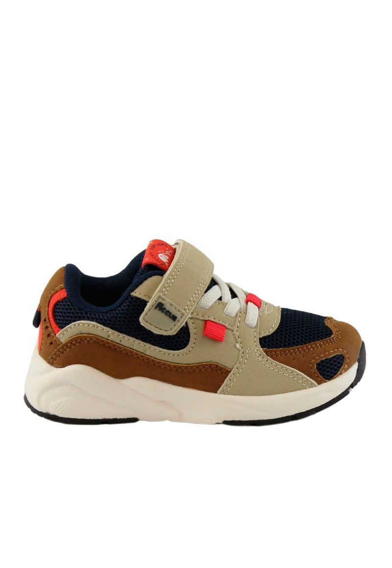 Zapatilla sport velcro elástico andante niño 881-0