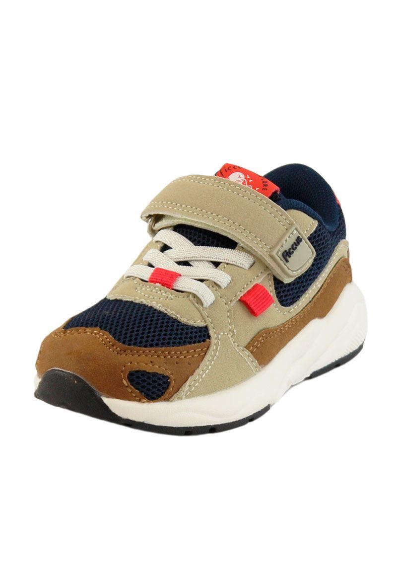 Zapatilla sport velcro elástico andante niño 881-1