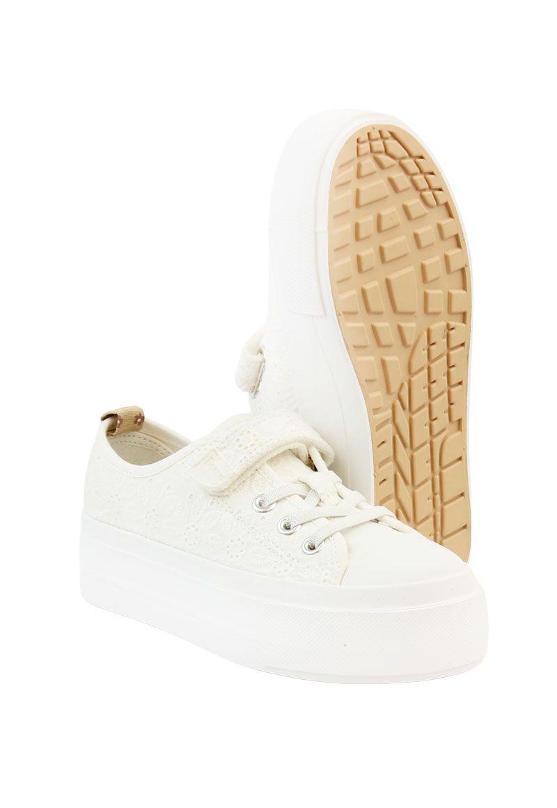 Zapatilla urbana velcro elástico junior niña 905-3