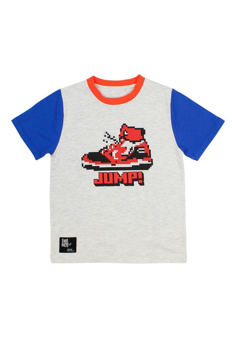 Polera junior niño manga contraste energy 347-0